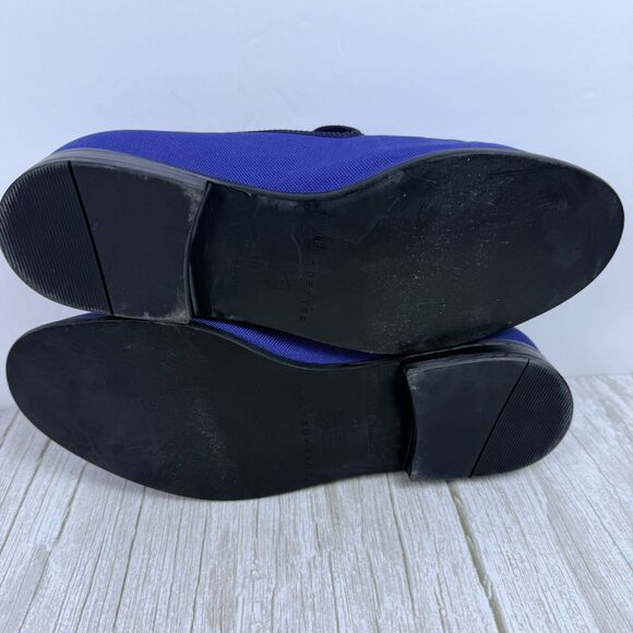 Duke + Dexter Mens Loafer Fabric Blue Slip-On Handmade England Sz 10 main image 4
